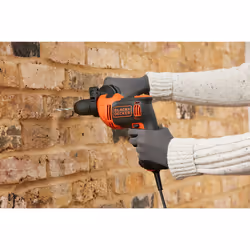 Black & Decker BEH710-QS perceuse 2800 tr/min Noir, Orange - Vue supplémentaire 4