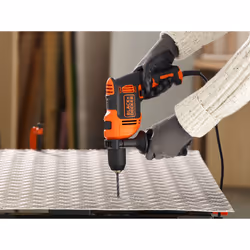 Black & Decker BEH710-QS perceuse 2800 tr/min Noir, Orange - Vue supplémentaire 5
