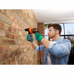 Black & Decker BEH710-QS perceuse 2800 tr/min Noir, Orange - Vue supplémentaire 7