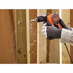 Black & Decker BEH710K-QS Perceuse à Percussion Filaire 710W Mandrin Sans Clé - Vue supplémentaire 4