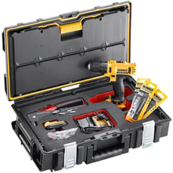 Perceuse visseuse DCD710 10,8V+ Lot de 3 forêts 4.2 DT4961+ Pince à riveter 'endurance' facom Y.104 - DCK243D2-QW - Dewalt