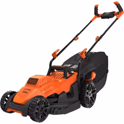 Black & Decker BLACK+DECKER BEMW461BH-QS Tondeuse à Gazon Filaire 6 Hauteurs, 1400 W, Orange, 34 cm