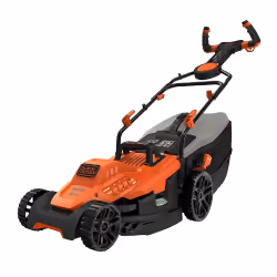 Black & Decker BLACK+DECKER BEMW471ES-QS Tondeuse à Gazon Filaire 6 Hauteurs, 1600 W, Orange, 38 cm