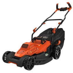 Black & Decker BEMW481BH tondeuse à gazon Tondeuse à gazon poussée Secteur Noir, Orange