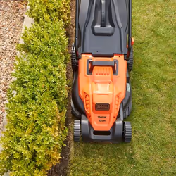Black & Decker BEMW481ES tondeuse à gazon Tondeuse à gazon poussée Secteur Orange - Vue supplémentaire 10