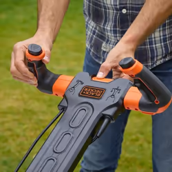 Black & Decker BEMW481ES tondeuse à gazon Tondeuse à gazon poussée Secteur Orange - Vue supplémentaire 12