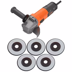 Meuleuse d'angle électrique Black & Decker BEG110A5-QS; 750 W