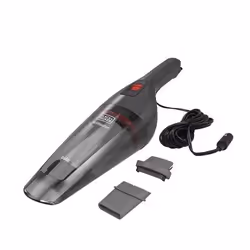 Black & Decker NVB12AVA-XJ aspirateur de table Gris, Rouge Sans sac - Vue supplémentaire 4