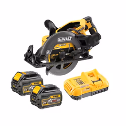 DeWALT DCS577T2-QW scie circulaire portative 19 cm Jaune 5800 tr/min
