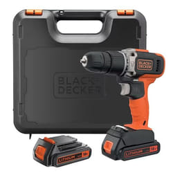 Perceuse à percussion Black & Decker BCD003C2K-QW; 18 V; 2x1,5 Ah accu. + Chargeur
