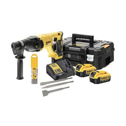 Perforateur DEWALT sans fil - SDS-PPLUS 2 batterie 4.0Ah, chargeur, coffret + 6 forets et 3 burins - DCH133M2K