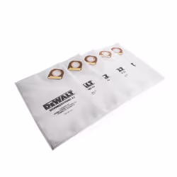 Sacs en tissu pour aspirateur DeWalt DCV586M; 5 unités