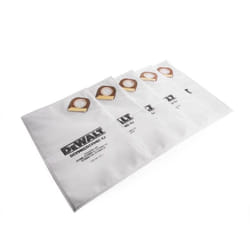 Sacs en tissu pour aspirateur DeWalt DCV586M; 5 unités