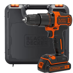 Black & Decker BCD700S1K-GB perceuse 1400 tr/min Noir, Orange