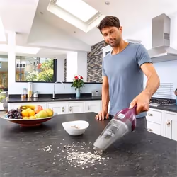 Black & Decker NVC115W aspirateur de table Gris, Violet Sans sac - Vue supplémentaire 2
