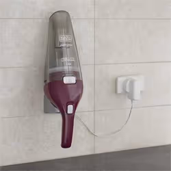 Black & Decker NVC115W aspirateur de table Gris, Violet Sans sac - Vue supplémentaire 3