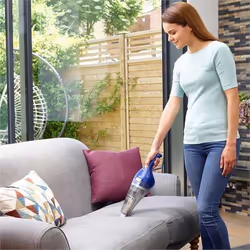 Black & Decker NVC115WA aspirateur de table Bleu, Gris Sans sac - Vue supplémentaire 6