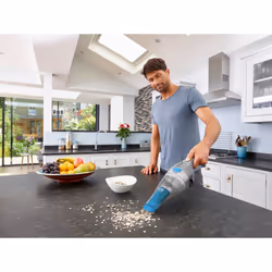 Black & Decker NVC215WA-QW aspirateur de table Bleu, Argent Sans sac - Vue supplémentaire 11