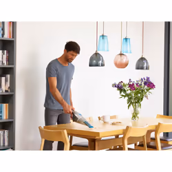 Black & Decker NVC215WA-QW aspirateur de table Bleu, Argent Sans sac - Vue supplémentaire 9