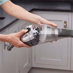 Black & Decker NVC220WC-QW aspirateur de table Chrome, Titane, Transparent Sans sac - Vue supplémentaire 10