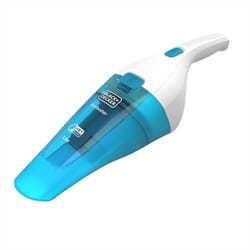 Black & Decker WDC115WA aspirateur de table Bleu, Blanc Sans sac