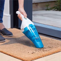 Black & Decker WDC115WA aspirateur de table Bleu, Blanc Sans sac - Vue supplémentaire 9