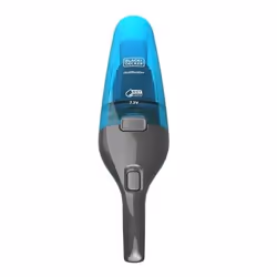 Black & Decker WDC215WA, Sec, Filtre hygiénique, 837 l/min, 65 dB, Sans sac, Bleu, Titane