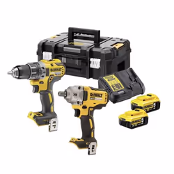 Ensemble d'outils DeWalt (DCD791 + DCF894); 18 V; 2x5,0 Ah accu.