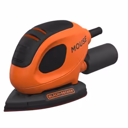 Black & Decker BEW230K, Ponceuse orbitale, Noir, Orange, 11000 tr/min, 76 dB, 65 dB, Secteur