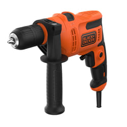 Black & Decker BEH200-QS perceuse 2900 tr/min Noir, Orange