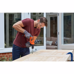Black & Decker BEH200-QS perceuse 2900 tr/min Noir, Orange - Vue supplémentaire 4