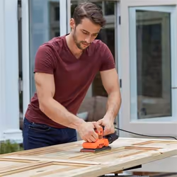 Black & Decker BEW220 Ponceuse orbitale 14000 tr/min Noir, Orange - Vue supplémentaire 5