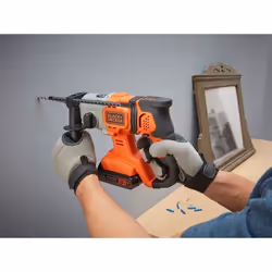 Black & Decker BCD900B-XJ perceuse 1880 tr/min SDS Plus Noir, Orange - Vue supplémentaire 11