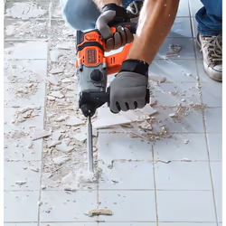 Black & Decker BCD900B-XJ perceuse 1880 tr/min SDS Plus Noir, Orange - Vue supplémentaire 5