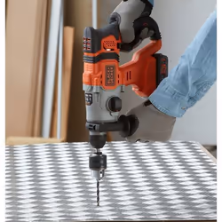 Black & Decker BCD900B-XJ perceuse 1880 tr/min SDS Plus Noir, Orange - Vue supplémentaire 7
