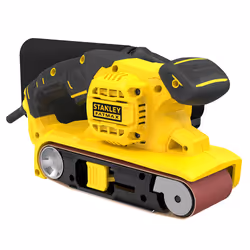 Stanley FMEW204K, Ponceuse à bande, Noir, Jaune, 380 tr/min, 190 mètre par minute, 380 mètre par minute, Secteur