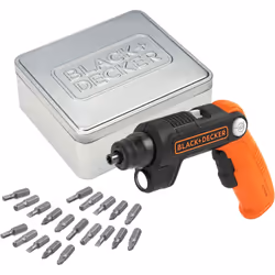 Tournevis Black & Decker BDCSFL20AT-QW; 3,6 V; 1x1,5 Ah accu.