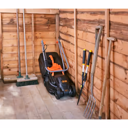 Black & Decker BEMW351-QS tondeuse à gazon Marcher derrière un tracteur tondeuse Noir, Orange - Vue supplémentaire 11