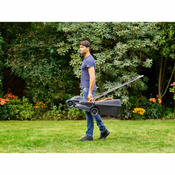 Black & Decker BEMW351-QS tondeuse à gazon Marcher derrière un tracteur tondeuse Noir, Orange - Vue supplémentaire 6