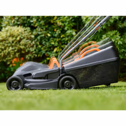 Black & Decker BEMW351-QS tondeuse à gazon Marcher derrière un tracteur tondeuse Noir, Orange - Vue supplémentaire 9