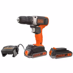 Perceuse Black & Decker BCD001E2K-QW; 18 V; 2x2,5 Ah accu.