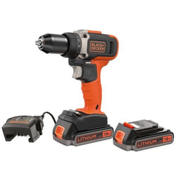 Black & Decker BCD002ME2K perceuse 1400 tr/min Sans clé 1,25 kg Noir, Orange