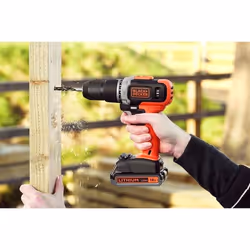 Perceuse Black & Decker BCD003MEM2K-QW; 18 V; 1x2,0/4,0 Ah accu.