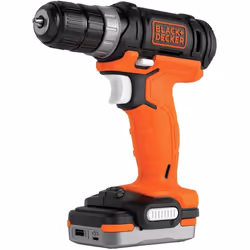 Perceuse Black & Decker BDCDD12S1-QW; 12 V; 1x1,5 Ah accu.