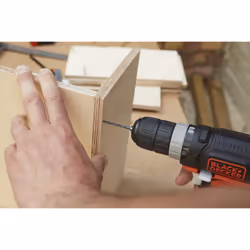 Perceuse Black & Decker BDCDD12S1-QW; 12 V; 1x1,5 Ah accu.