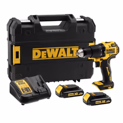 Perceuse DeWalt DCD709L2T-QW; 18 V; 2x3,0 Ah accu.