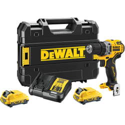 DeWALT DCD701D2-QW visseuse électrique et visseuse à percussion 1500 tr/min Noir, Jaune