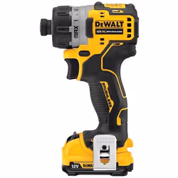 DeWALT DCF601D2, Tournevis électrique, Poignée de pistolet, Noir, Jaune, 1100 tr/min, 8 N·m, Batterie