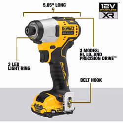 DeWALT DCF801D2-QW visseuse électrique et visseuse à percussion