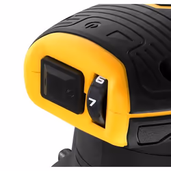 DeWALT DCW210P2-QW ponceuse portative Ponceuse à feuille abrasive 12000 OPM Noir, Orange